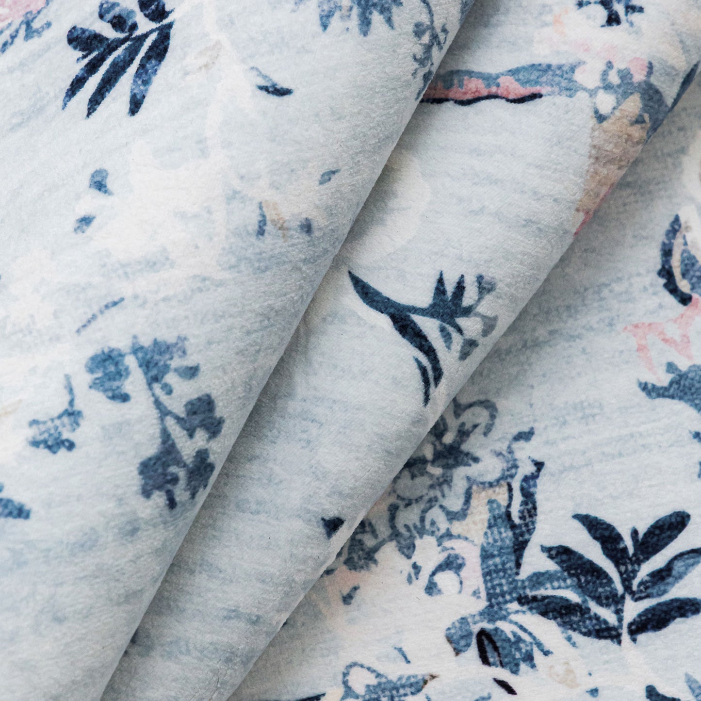 Machine Washable Rug - Sky Floral