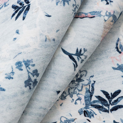 Machine Washable Rug - Sky Floral