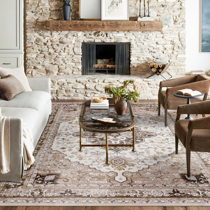 Machine Washable Rug - Hertiage Oak