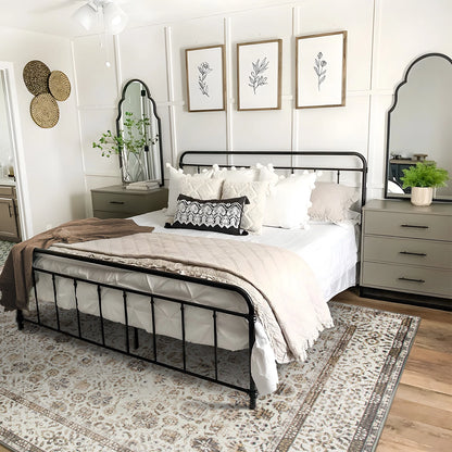 Machine Washable Rug - Modern Beige