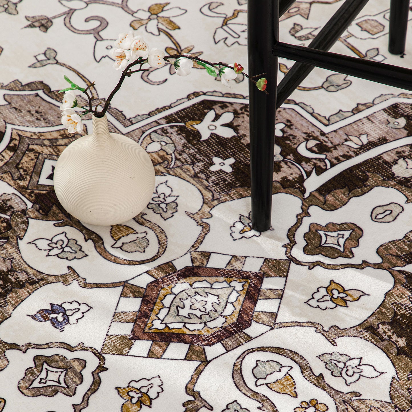 Machine Washable Rug - Hertiage Oak
