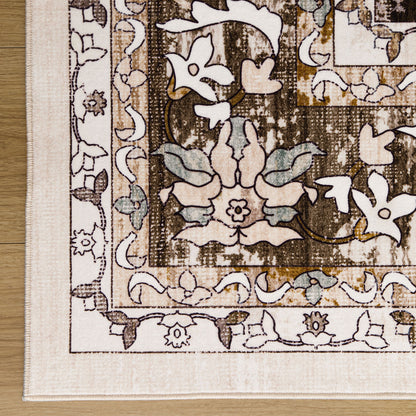 Machine Washable Rug - Hertiage Oak