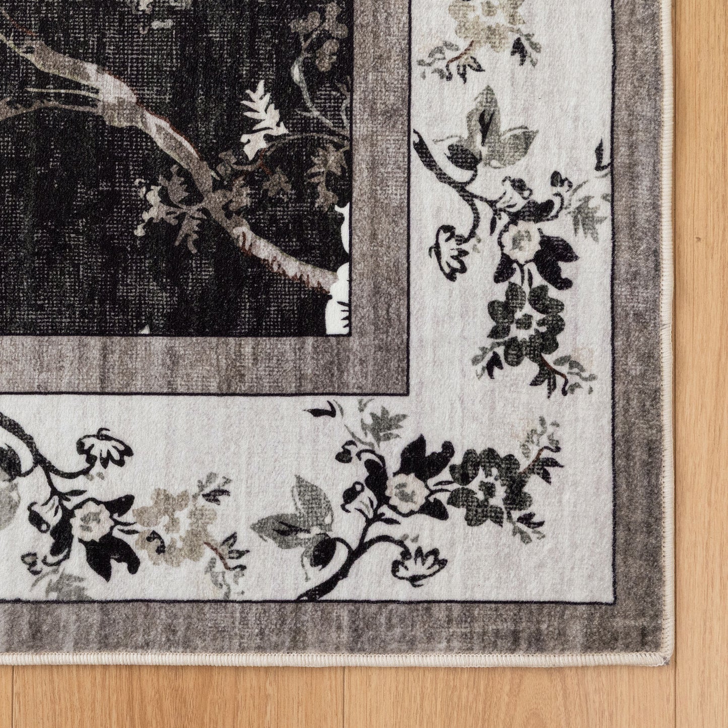 Machine Washable Rug - Midnight Floral