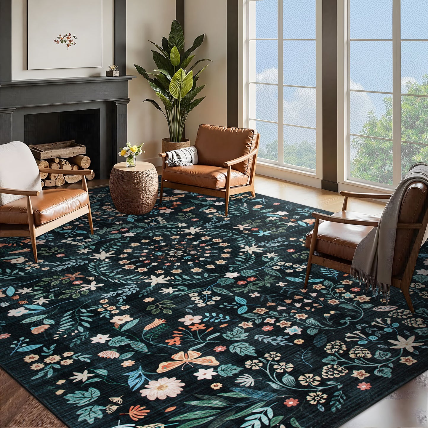 Machine Washable Rug - Enchanted Grove
