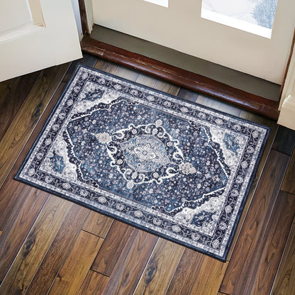 Machine Washable Rug - Vintage Midnight