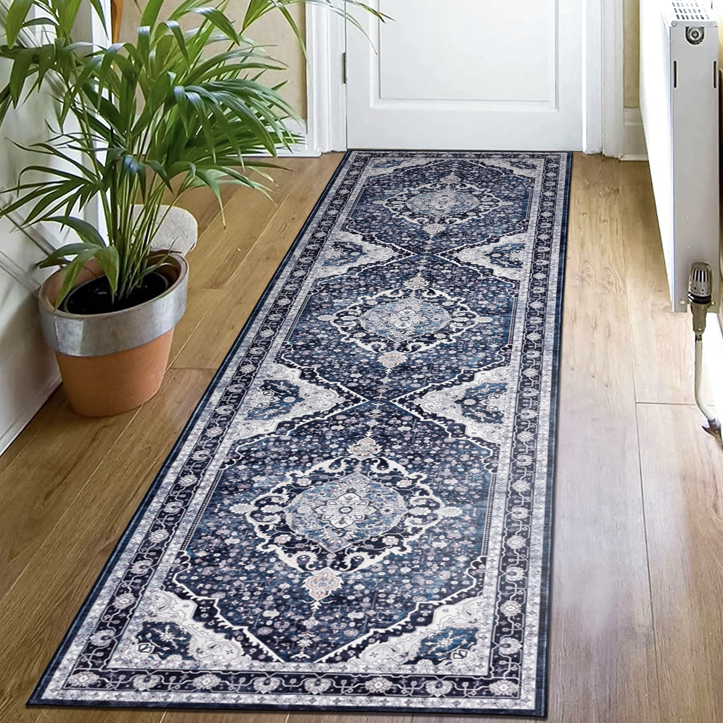 Machine Washable Rug - Vintage Midnight