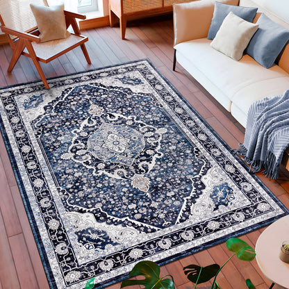 Machine Washable Rug - Vintage Midnight