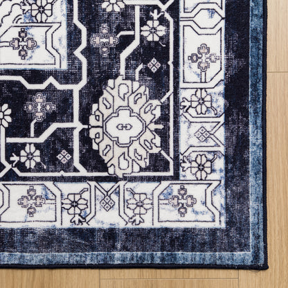 Machine Washable Rug - Vintage Midnight