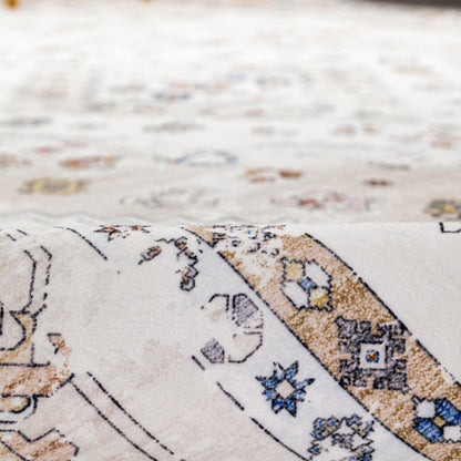 Machine Washable Rug - Faded Beige
