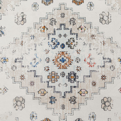 Machine Washable Rug - Faded Beige