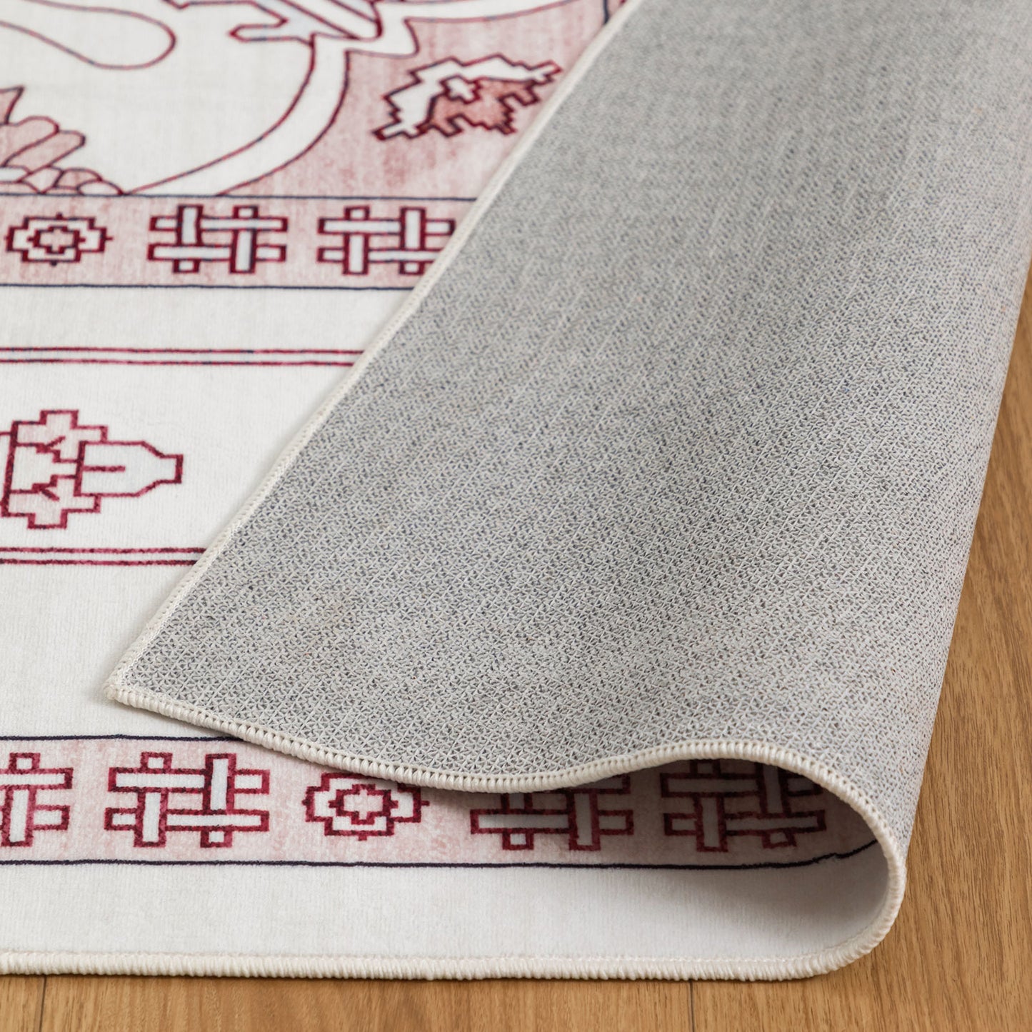 Machine Washable Rug - Blush Pink