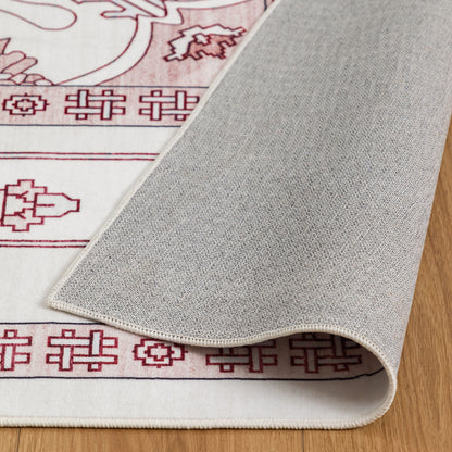 Machine Washable Rug - Blush Pink