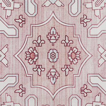 Machine Washable Rug - Blush Pink