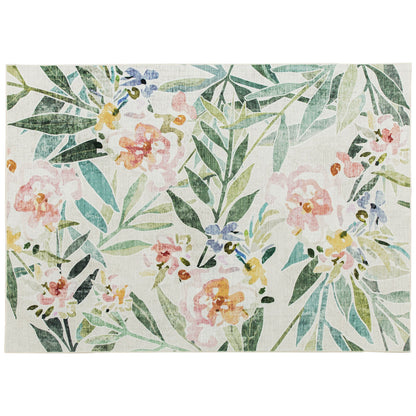 Machine Washable Rug - Spring Floral
