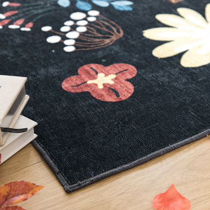 Machine Washable Rug - Enchanted Bloom