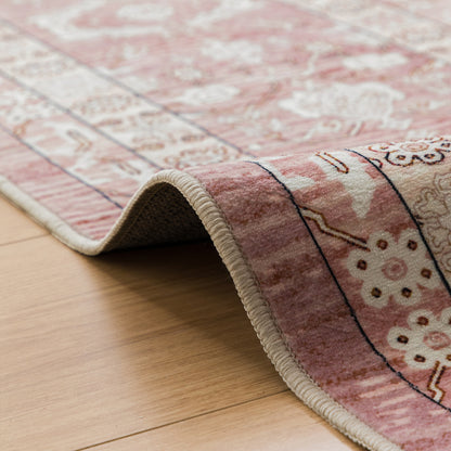 Machine Washable Rug - Terracotta