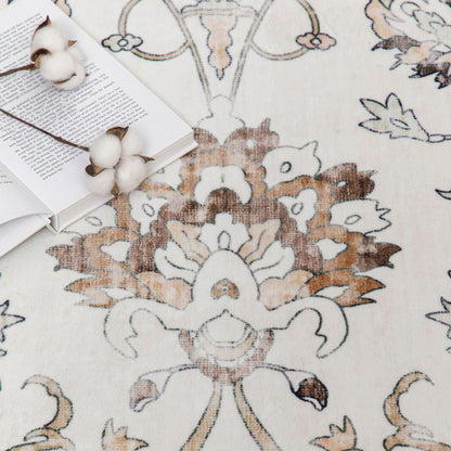 Machine Washable Rug - Sage Green
