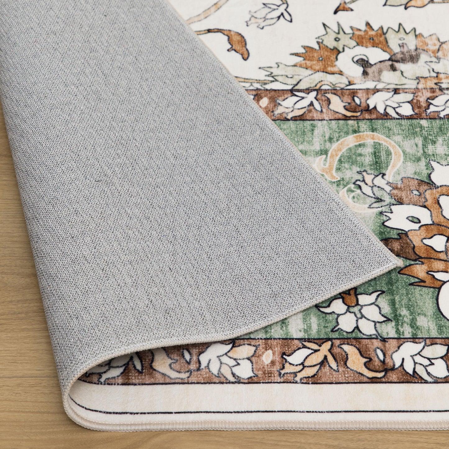 Machine Washable Rug - Sage Green