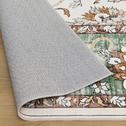 Machine Washable Rug - Sage Green
