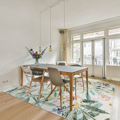 Machine Washable Rug - Spring Floral