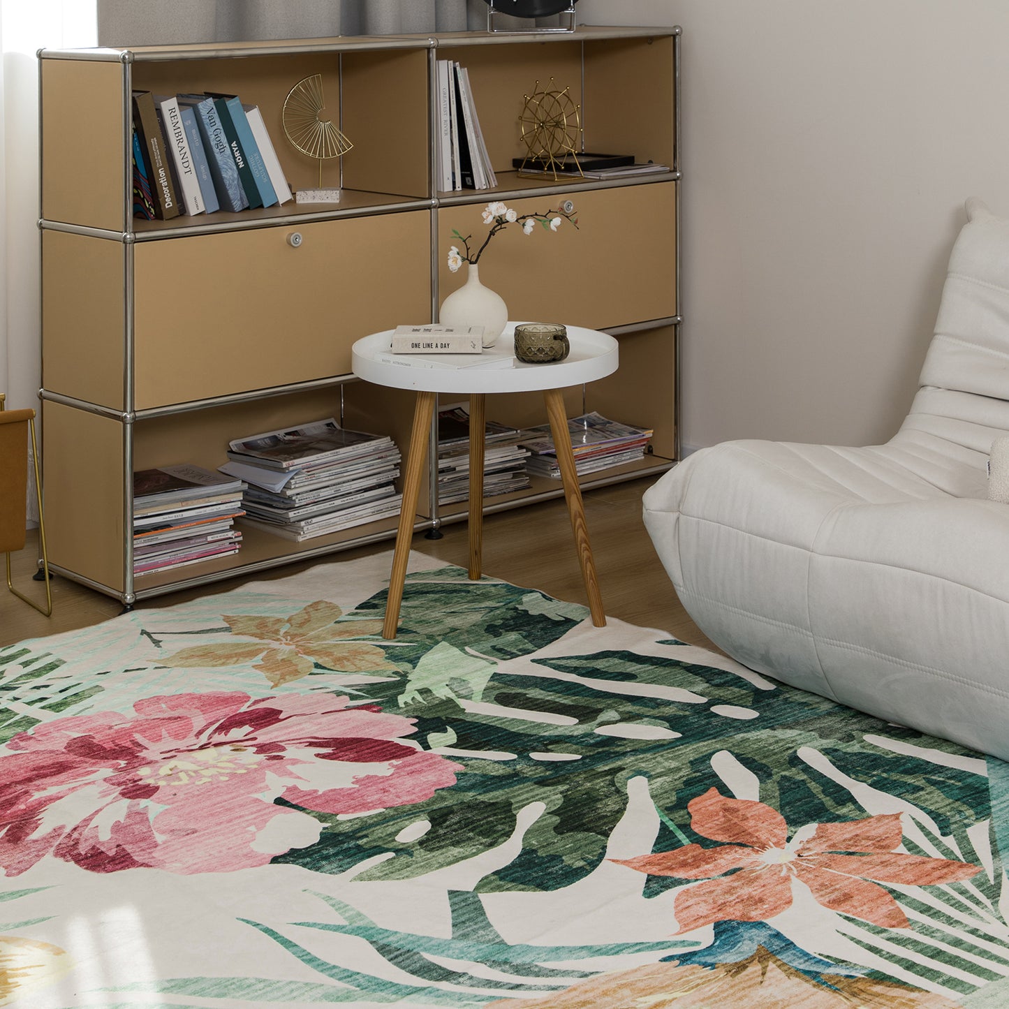 Machine Washable Rug - Hibiscus Breeze