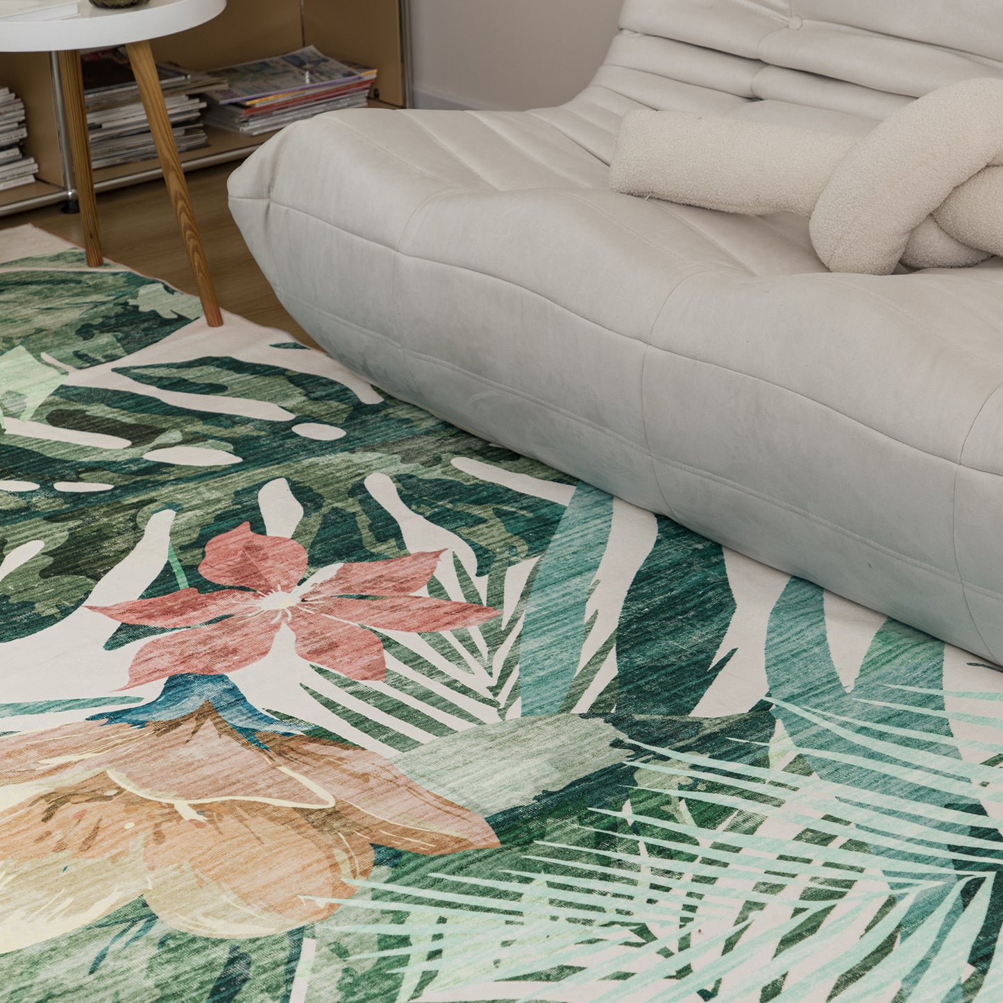 Machine Washable Rug - Hibiscus Breeze