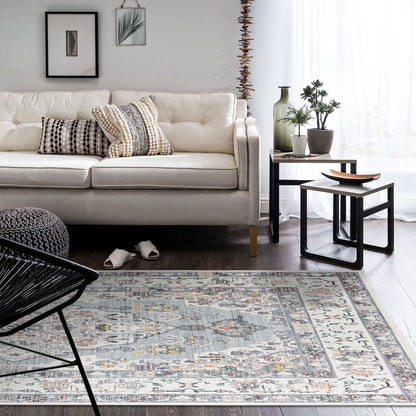 Machine Washable Rug - Mint Green