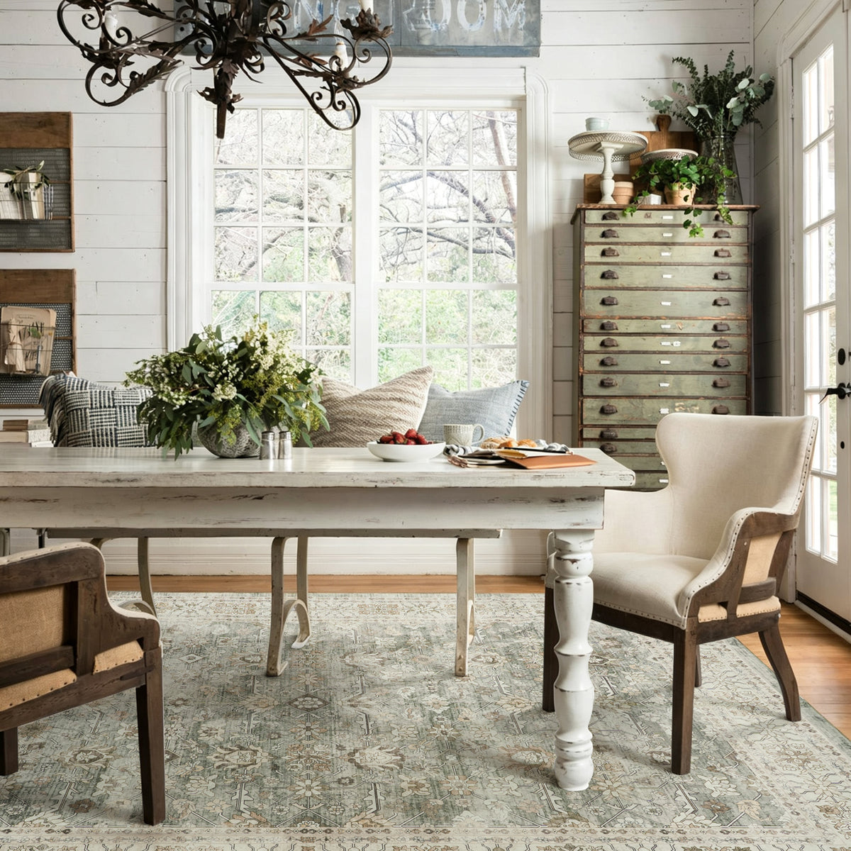 Machine Washable Rug - Vintage Sage