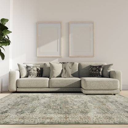 Machine Washable Rug - Vintage Sage