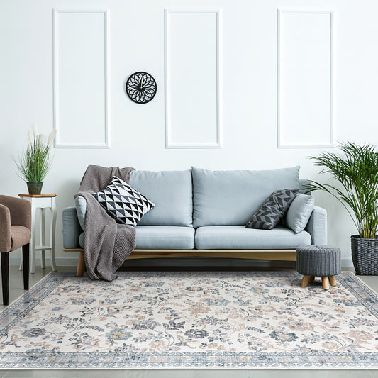 Machine Washable Rug - Spring Flora