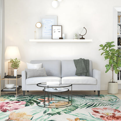 Machine Washable Rug - Hibiscus Breeze