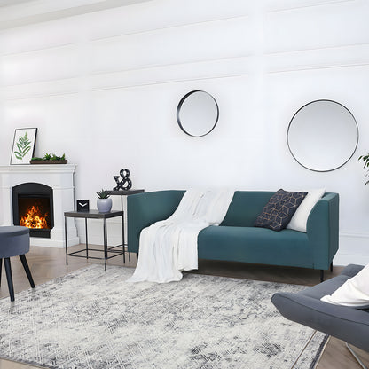 Machine Washable Rug - Charcoal Haze