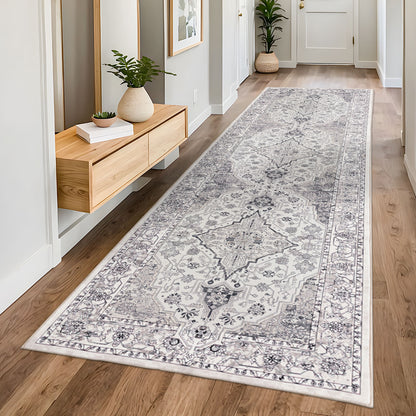 Machine Washable Rug - Hertiage Grey