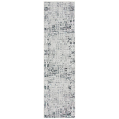 Machine Washable Rug - Geometric Ivory
