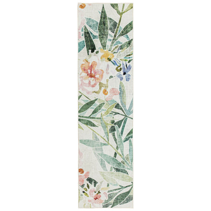 Machine Washable Rug - Spring Floral