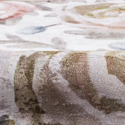 Machine Washable Rug - Rose Garden
