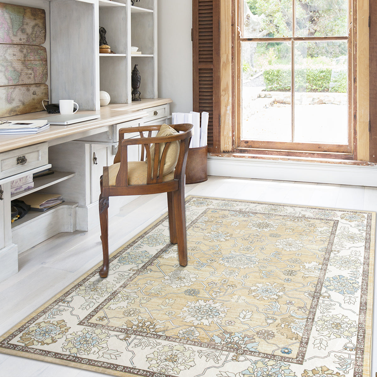 Machine Washable Rug - Isla Gold