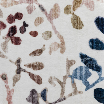 Machine Washable Rug - Ivory Bloom