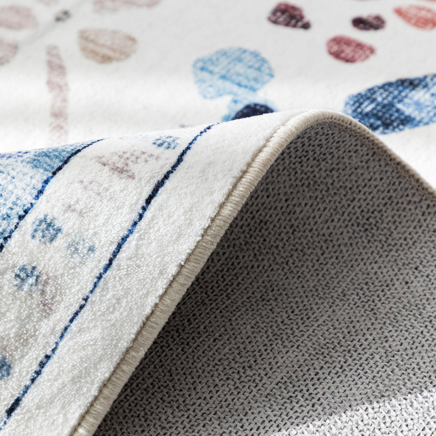Machine Washable Rug - Ivory Bloom