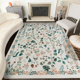 Machine Washable Rug - Ivory Flora