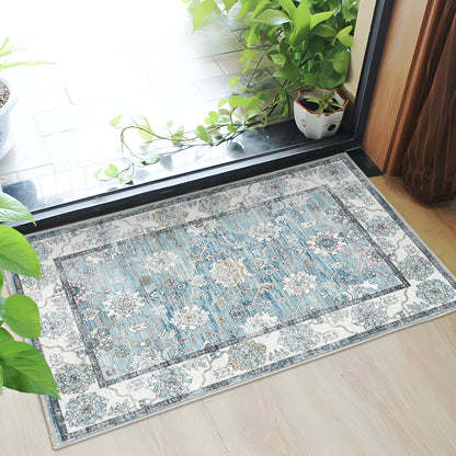 Machine Washable Rug - Isla Sky