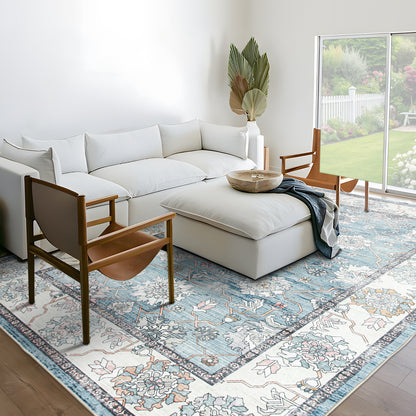 Machine Washable Rug - Isla Sky