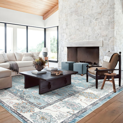 Machine Washable Rug - Isla Sky