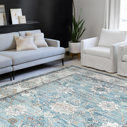 Machine Washable Rug - Isla Sky