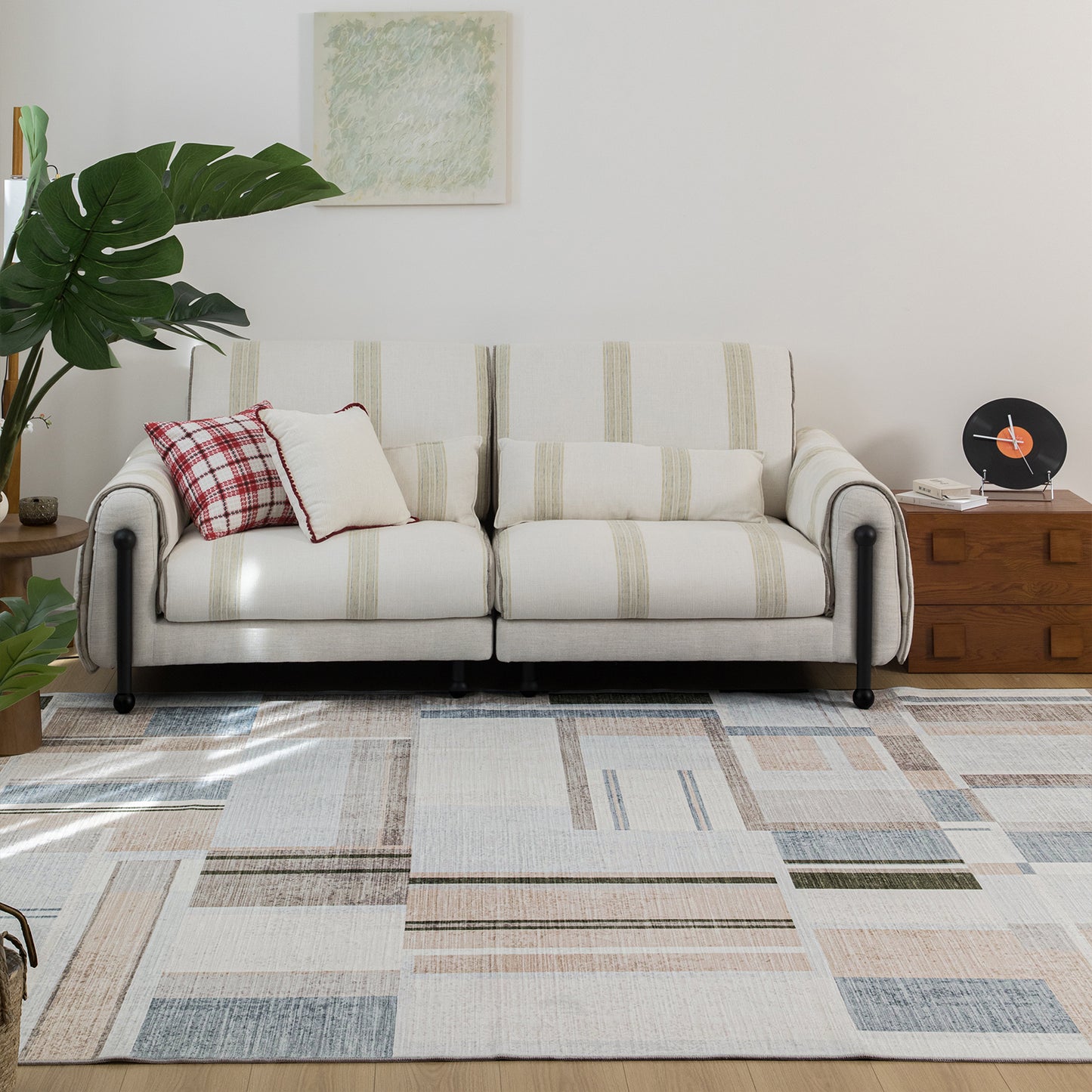 Machine Washable Rug - Abstract Terra