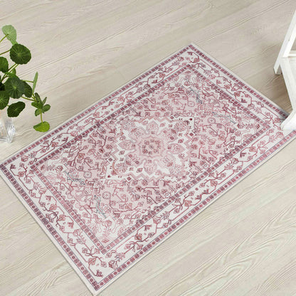 Machine Washable Rug - Blush Pink