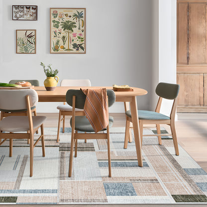 Machine Washable Rug - Abstract Terra