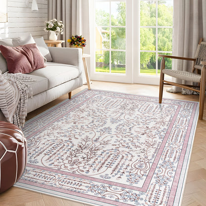 Machine Washable Rug - Vintage Blush