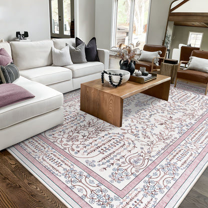 Machine Washable Rug - Vintage Blush