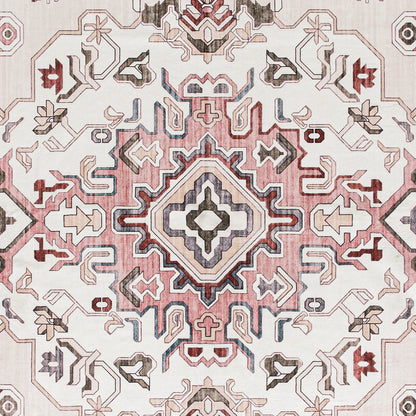 Machine Washable Rug - Vintage Rose